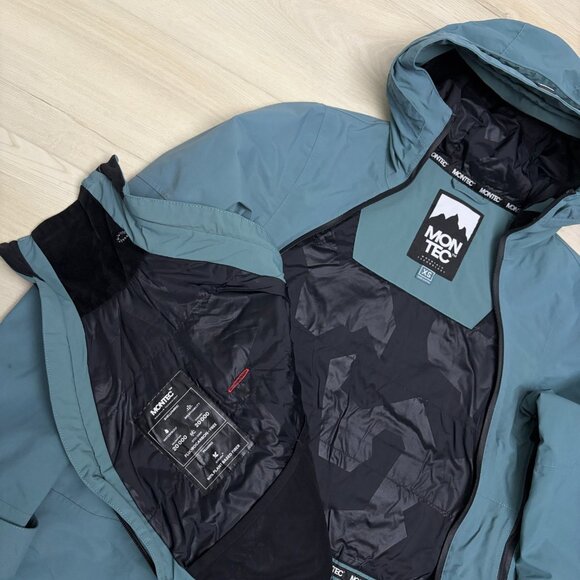MONTEC Doom Jacket Waterproof Snowboard Ski Winter Parka Coat Mens XS - Picture 8 of 11